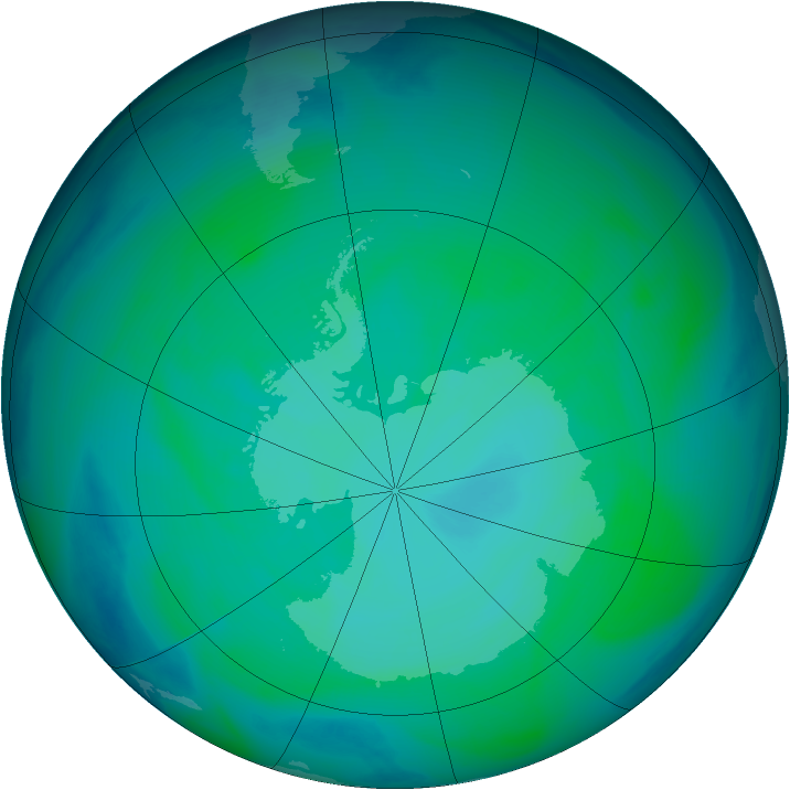 Ozone Map 2004-12-29